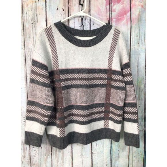 EVRI Crewneck Sweater Multi Color Size 0X ~ Nice! 👍 - Picture 1 of 13